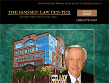 Tablet Screenshot of janssenlawcenter.com